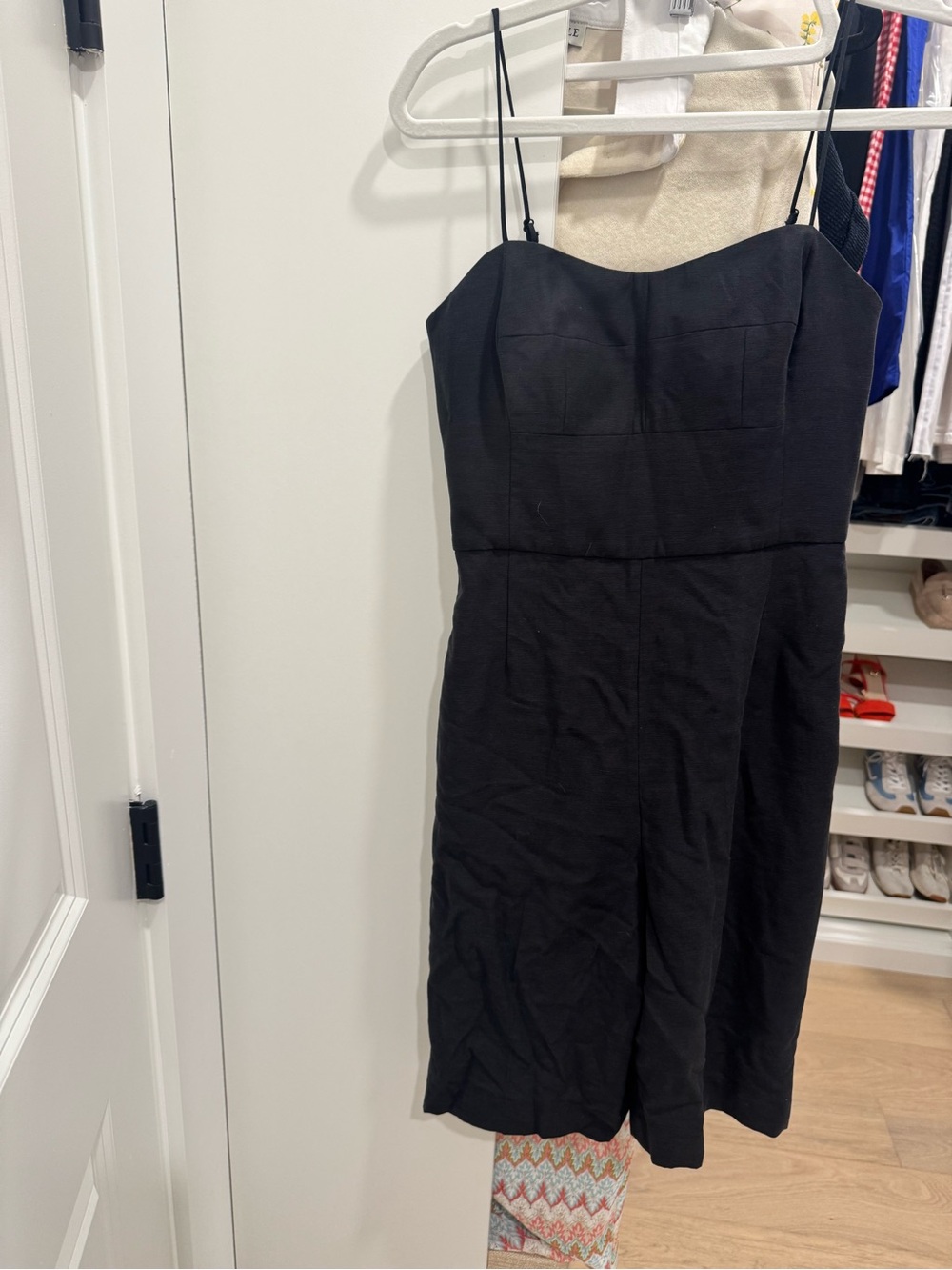 Club Monaco Black Strapless Jumpsuith